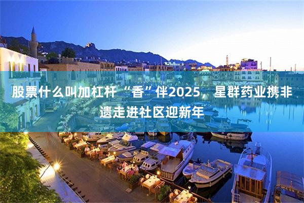 股票什么叫加杠杆 “香”伴2025，星群药业携非遗走进社区迎新年