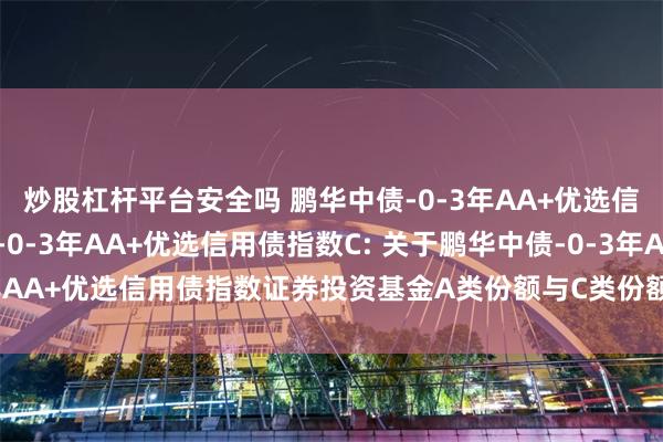 炒股杠杆平台安全吗 鹏华中债-0-3年AA+优选信用债指数A,鹏华中债-0-3年AA+优选信用债指数C: 关于鹏华中债-0-3年AA+优选信用债指数证券投资基金A类份额与C类份额2024年第5次分红公告