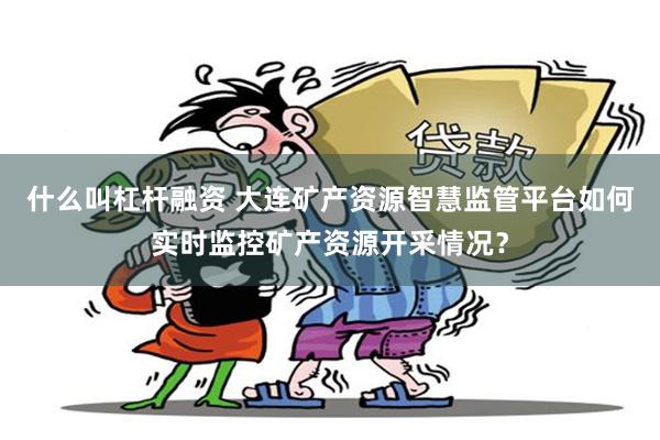 什么叫杠杆融资 大连矿产资源智慧监管平台如何实时监控矿产资源开采情况？